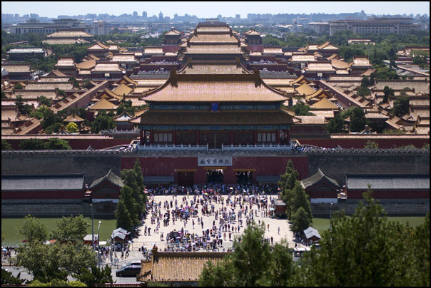 从景山看故宫